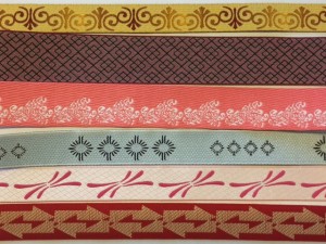 Woven Jarquard Stitched Ribbon